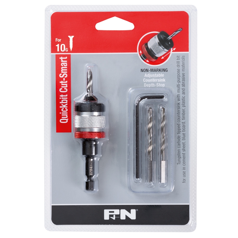 P&N Quickbit TCT Cut Smart Countersink Drill Bit 10G I/N 6320597
