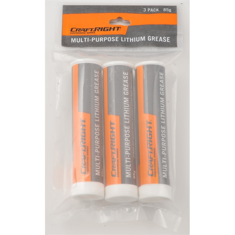 Craftright 85g Mini Grease Cartridge 3 Pack I/N 6100401 Bunnings