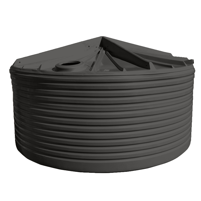 Clark Tanks 23600L Round Poly Water Tank Native Grey Bunnings Warehouse