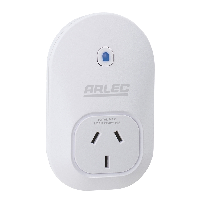 Arlec Wireless On/Off Switch Wifi Power Outlet I/N 4331242 Bunnings