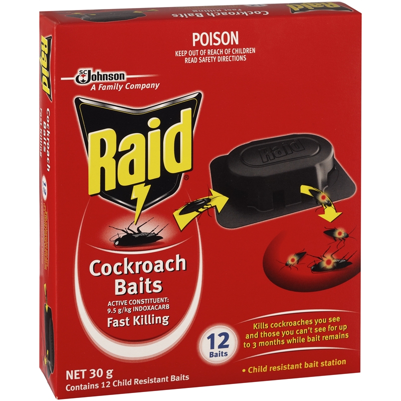 Raid Cockroach Bait - 12 Pack | Bunnings Warehouse
