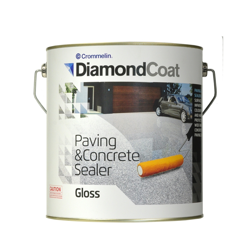 Crommelim DiamondCoat 4L Gloss Paving & Concrete Sealer I/N 1560262