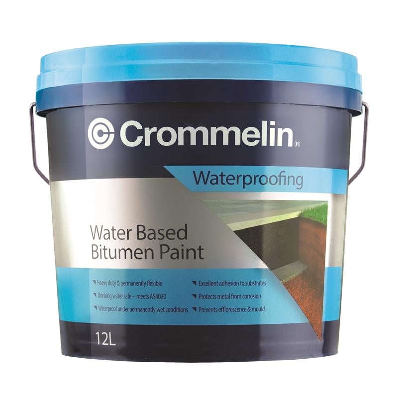 Crommelin 12L Water Based Bitumen Paint Bunnings Warehouse