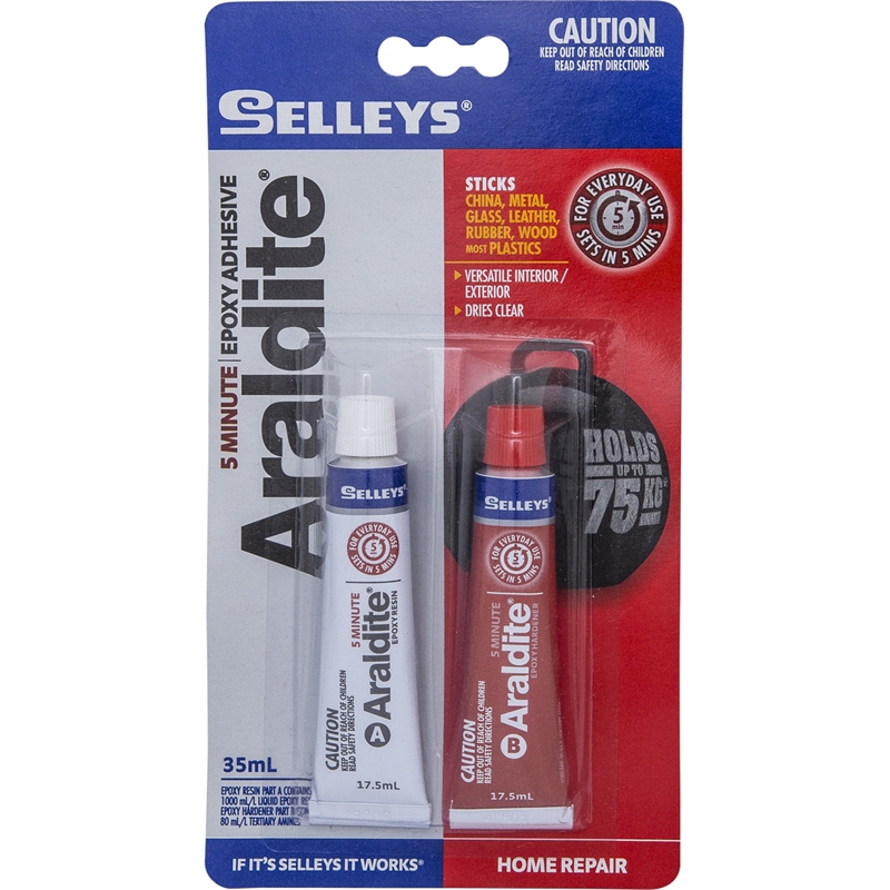 Selleys 35ml Araldite 5 Minute Epoxy Adhesive Bunnings Warehouse