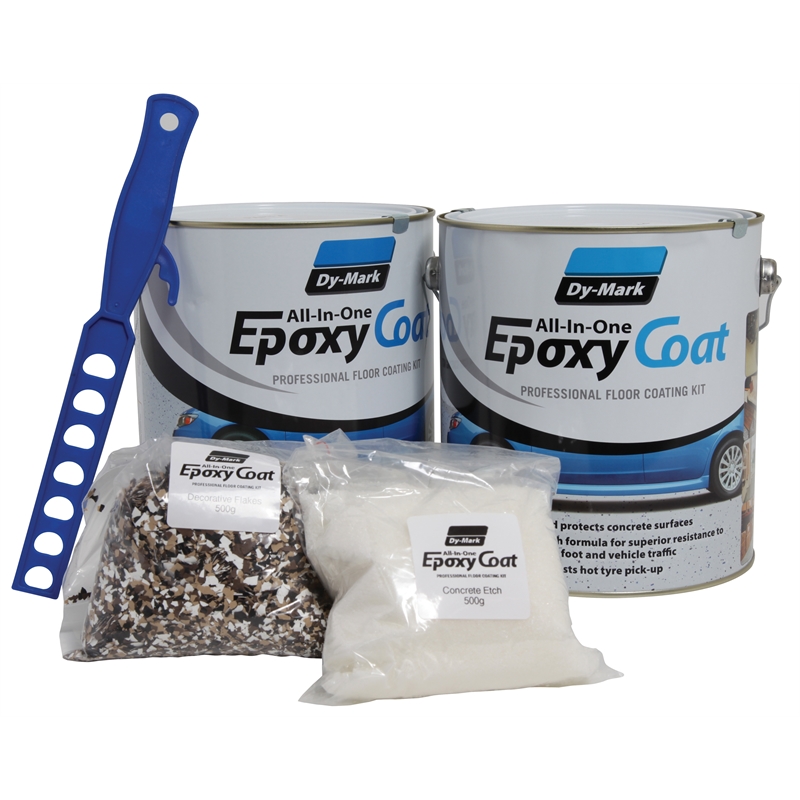 DY-Mark 8L Epoxy Clear Garage Floor Coating Kit | Bunnings Warehouse