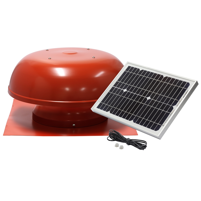 CSR Edmonds Ventilation 300mm Maestro Manor Red Solar Powered Roof Vent I/N 0810764 Bunnings