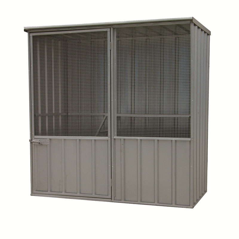  5m Zinc Fowl House With Shelf I/N 3440101 | Bunnings Warehouse