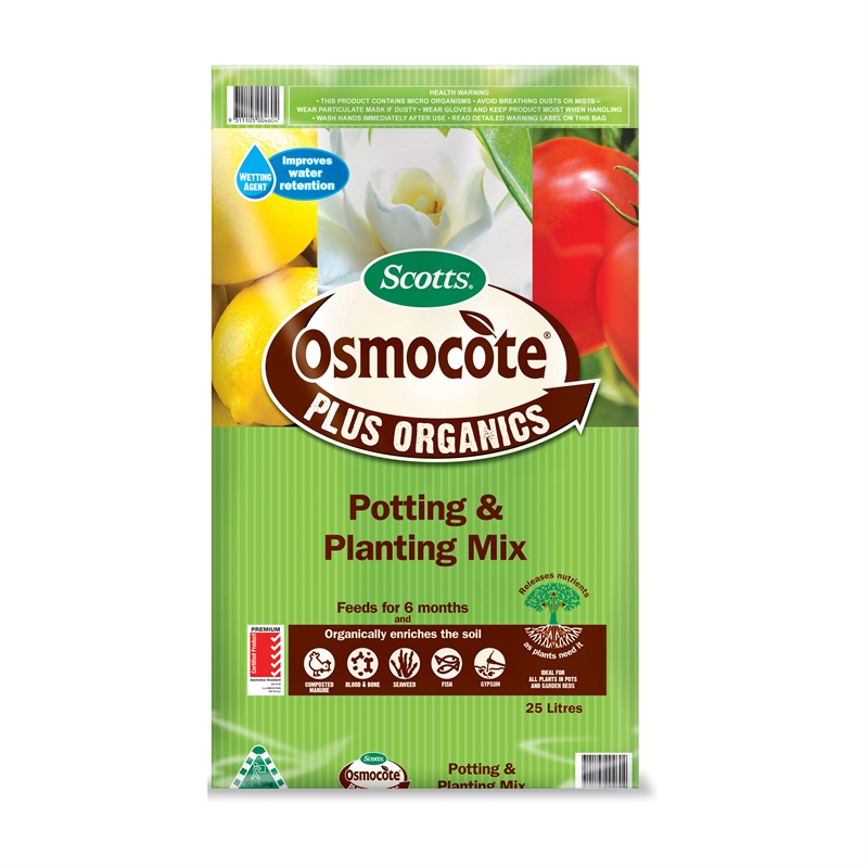 Osmocote Plus Organics 25L Potting And Planting Mix Bunnings Warehouse