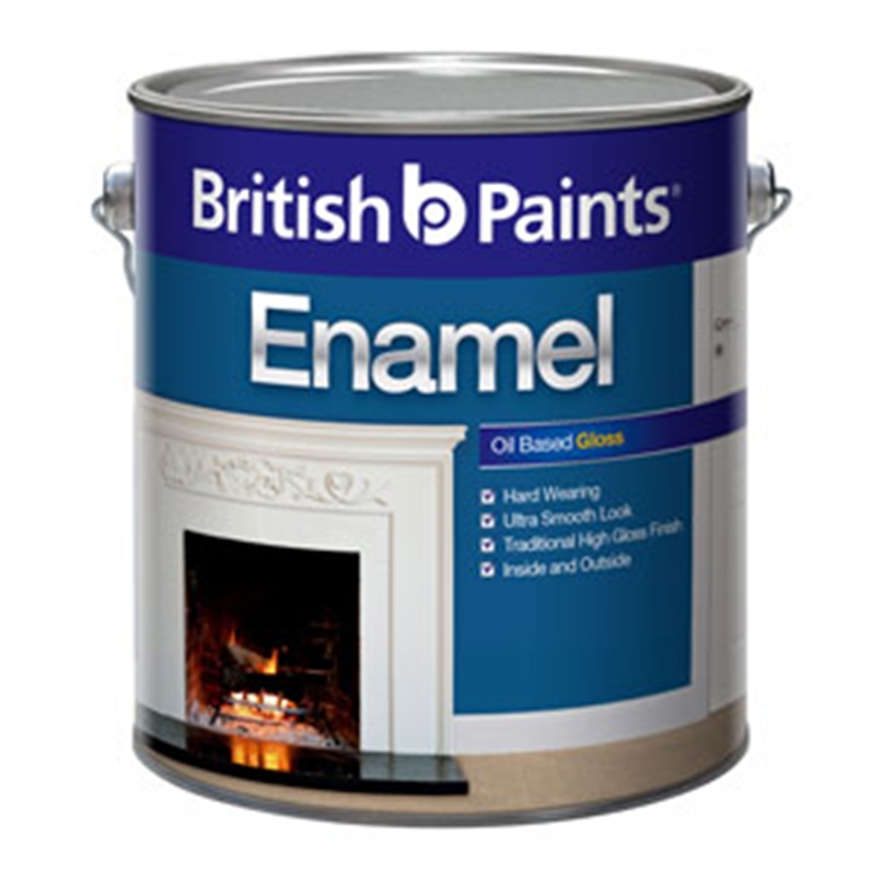 British Paints 4L Gloss White Enamel Paint | Bunnings Warehouse