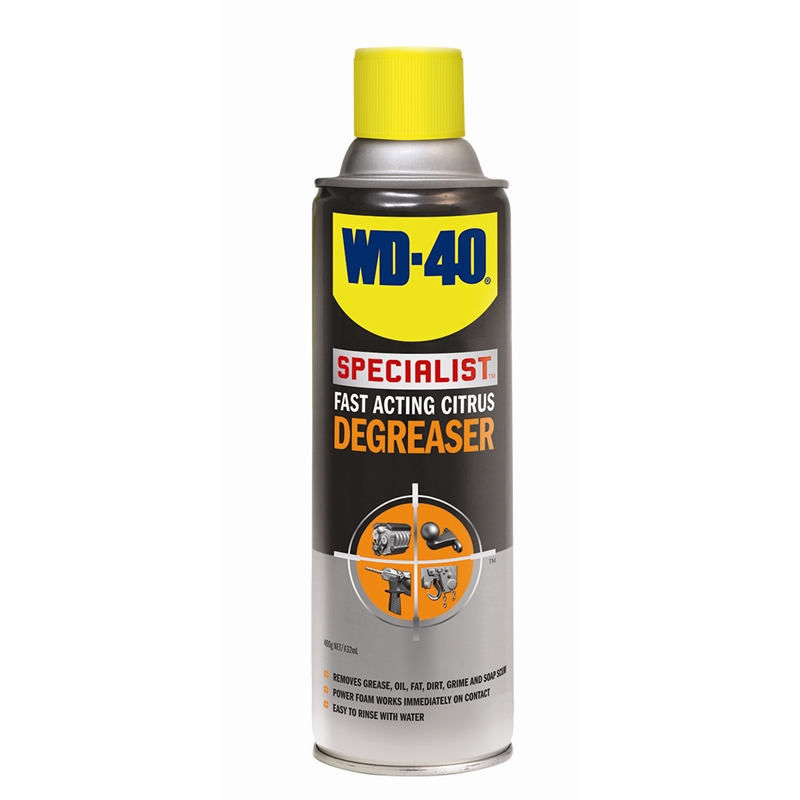 Wd 40 Specialist 400g Fast Acting Citrus Degreaser Bunnings Warehouse