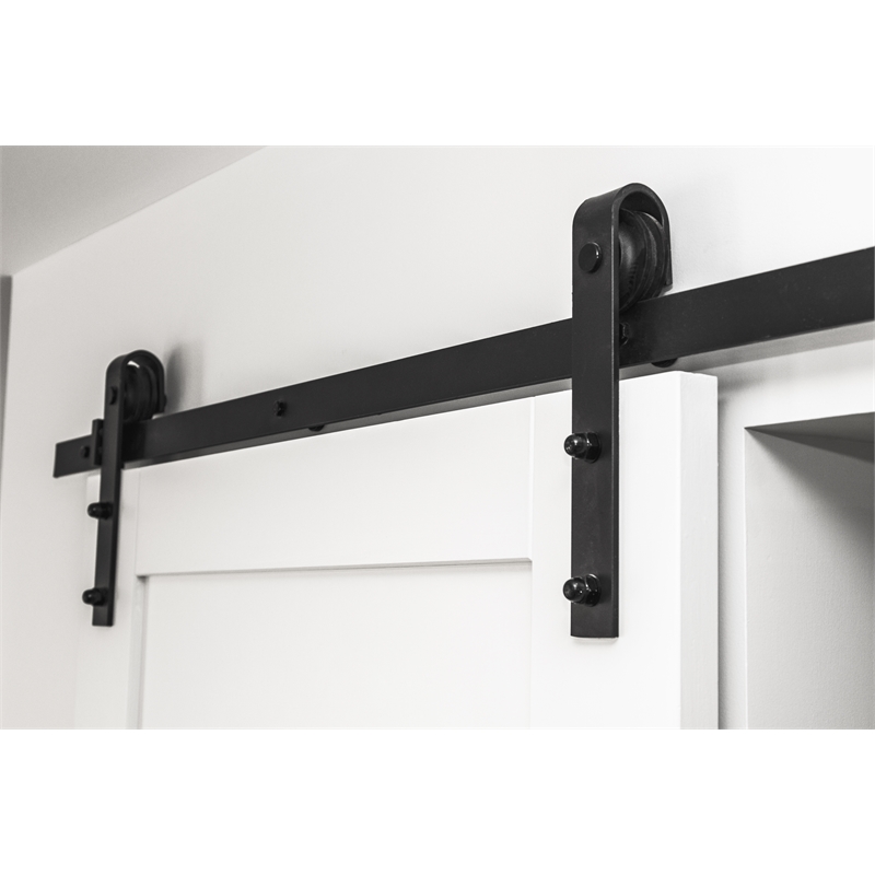 Lockwood 2m Outland Barn Door Track Hardware Kit Bunnings Warehouse