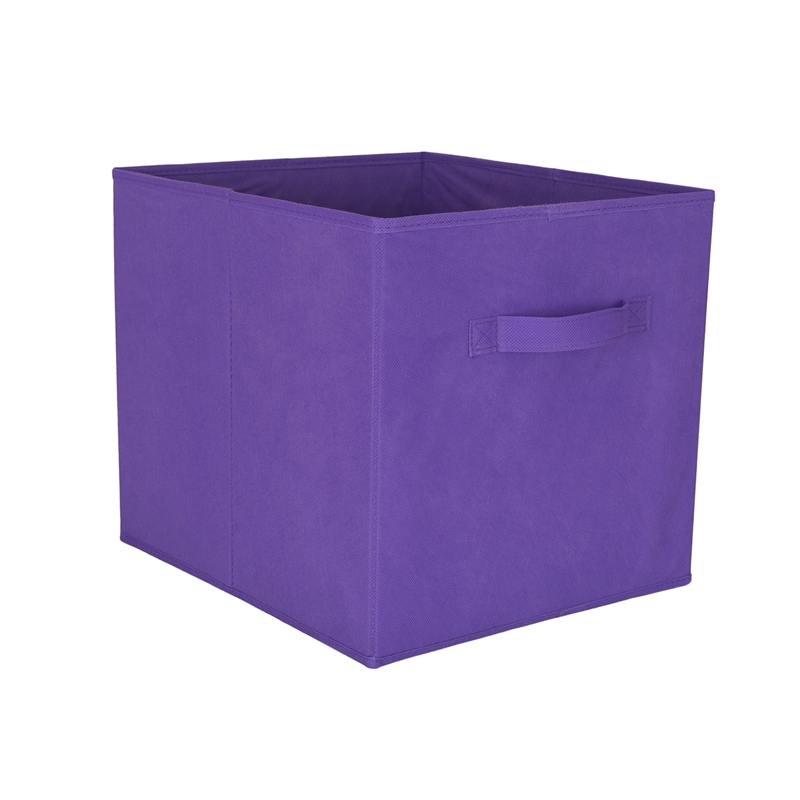 Flexi Storage Clever Cube 330 x 330 x 370mm Insert With Handle Purple