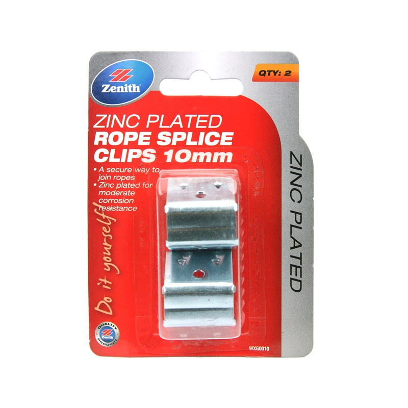 Zenith 10mm Rope Splice Clip 2 Pack Bunnings Warehouse