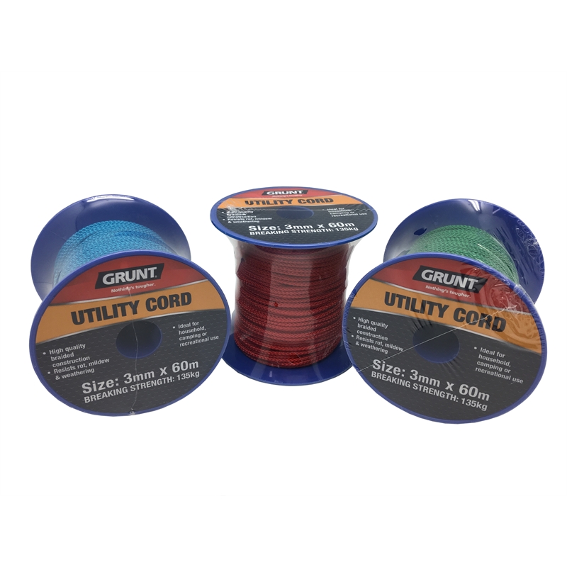 Grunt 3mm x 60m Assorted Colour Utility Cord Bunnings Warehouse