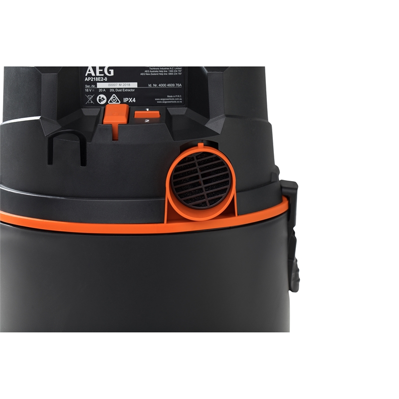 AEG Dual 18V 20L Wet And Dry Dust Extractor | Bunnings Warehouse