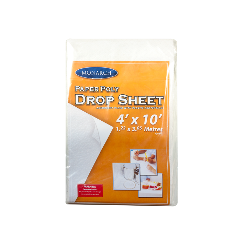 Monarch 1220 x 3050mm Plastic Paper Poly Drop Sheet Bunnings Warehouse