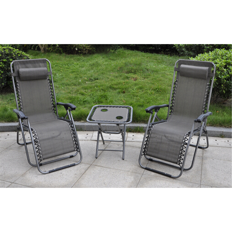 Marquee 3 Piece Gravity Folding Lounger Set Bunnings Warehouse