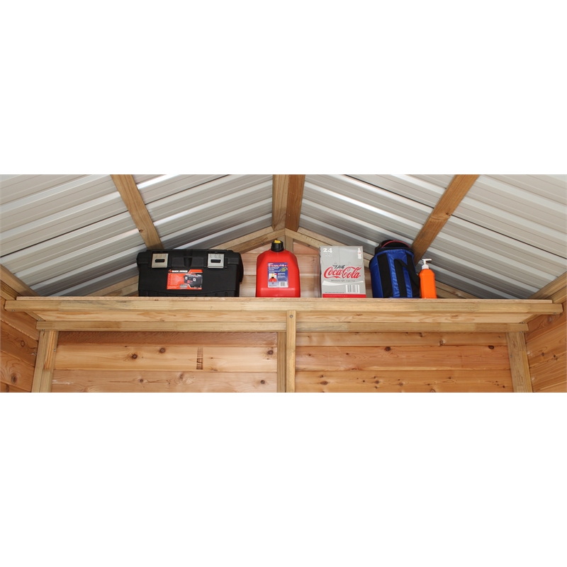 STILLA 8ft Cedar Garden Shed Loft Shelf | Bunnings Warehouse