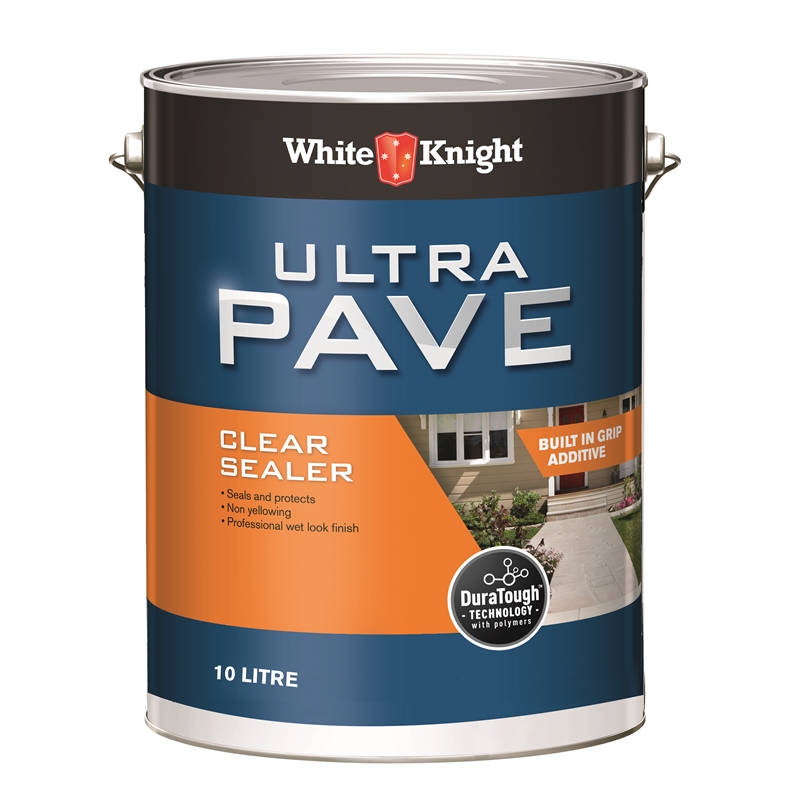White Knight 10l Ultra Pave Clear Sealer Bunnings Warehouse