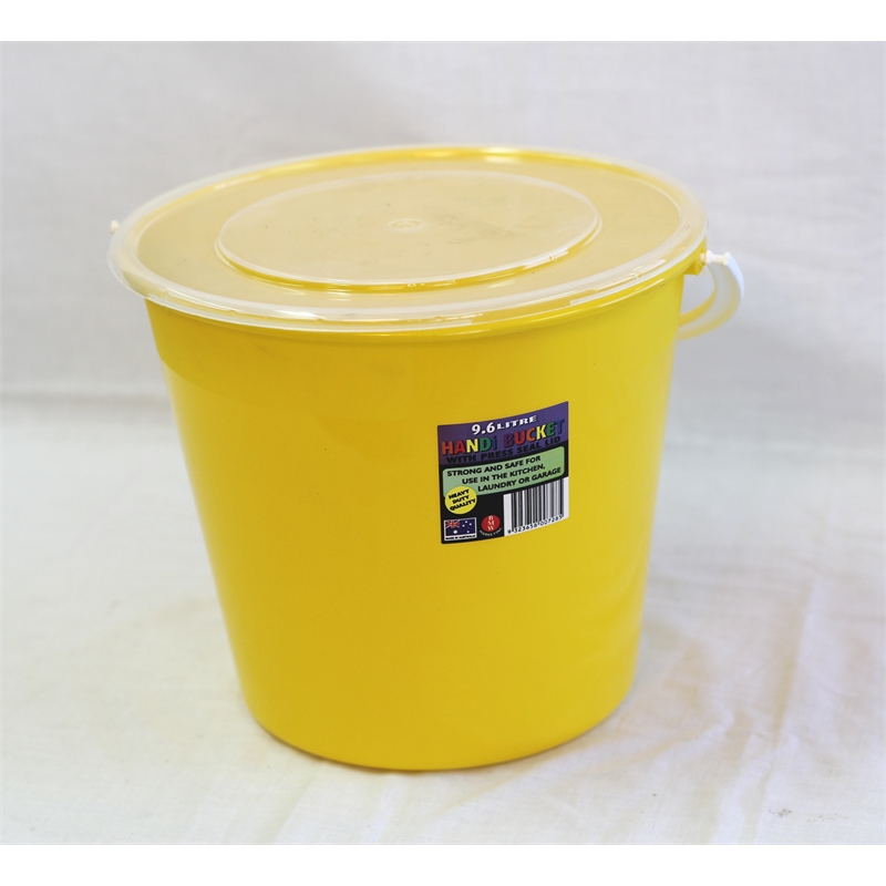 BMW 9.6L Assorted Colour Plastic Round Bucket With Lid I/N 4460227