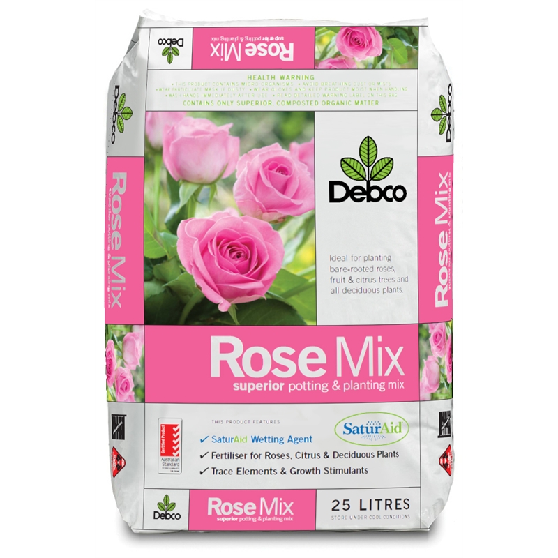 Debco 25L Rose Potting Mix I/N 2961172 Bunnings Warehouse