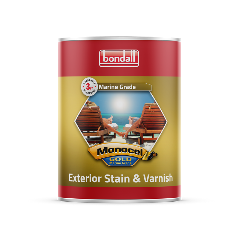 Bondall 1L Jarrah Monocel Gold Marine Grade Stain And Varnish