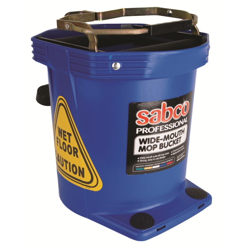 Sabco 16L Blue Wide Mouth Mop Bucket I/N 4460562 Bunnings Warehouse