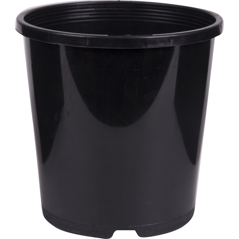 Decor 100mm Black Plastic  Grow  Pot  Bunnings Warehouse