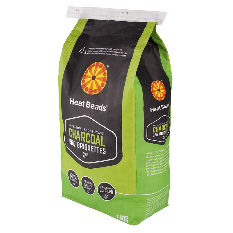 Heat Beads 4kg Charcoal BBQ Briquettes 4 Pack Bunnings Warehouse