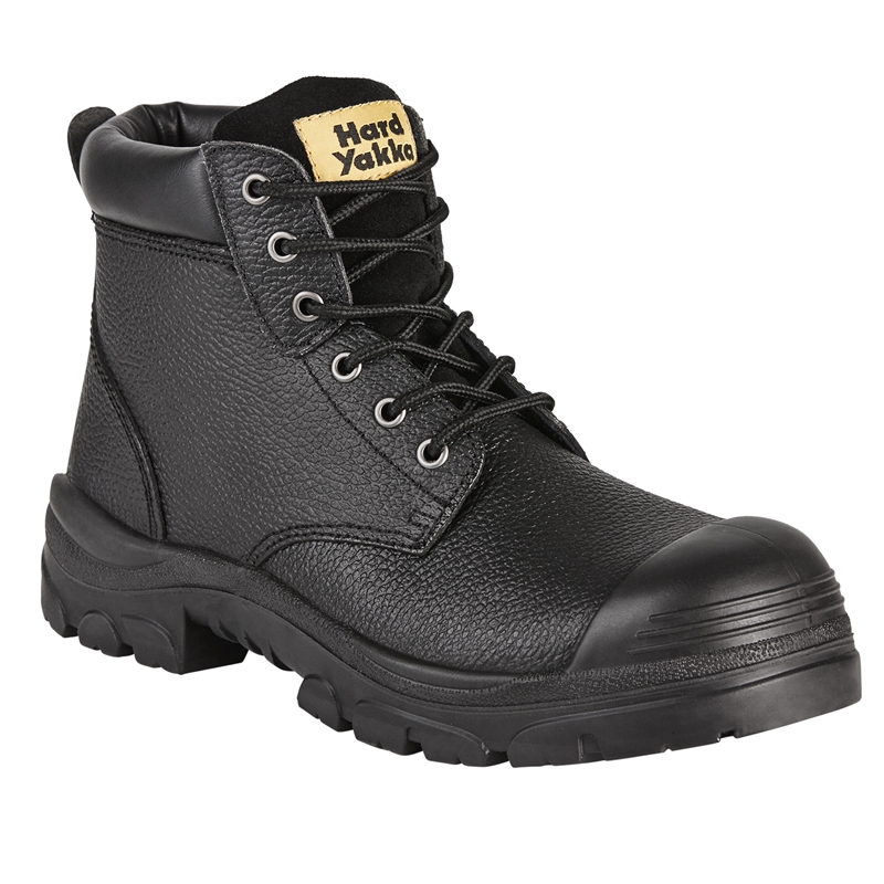 Hard Yakka Black Gravel Safety Boot - Size 15 | Bunnings Warehouse