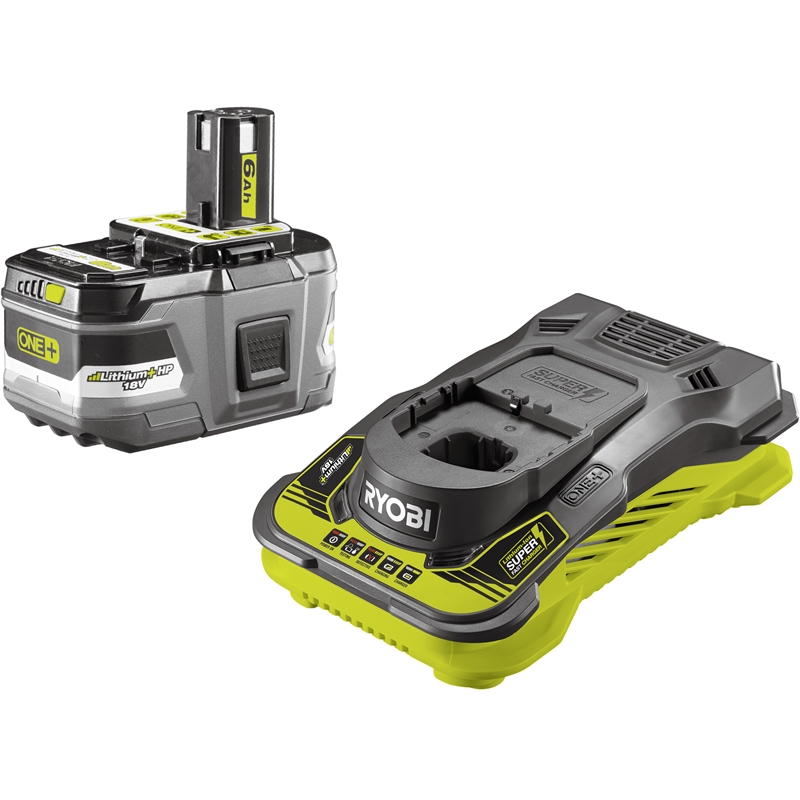 Ryobi 18V ONE+ 6.0Ah Lithium+ HP Battery And Charger Kit | Bunnings ...