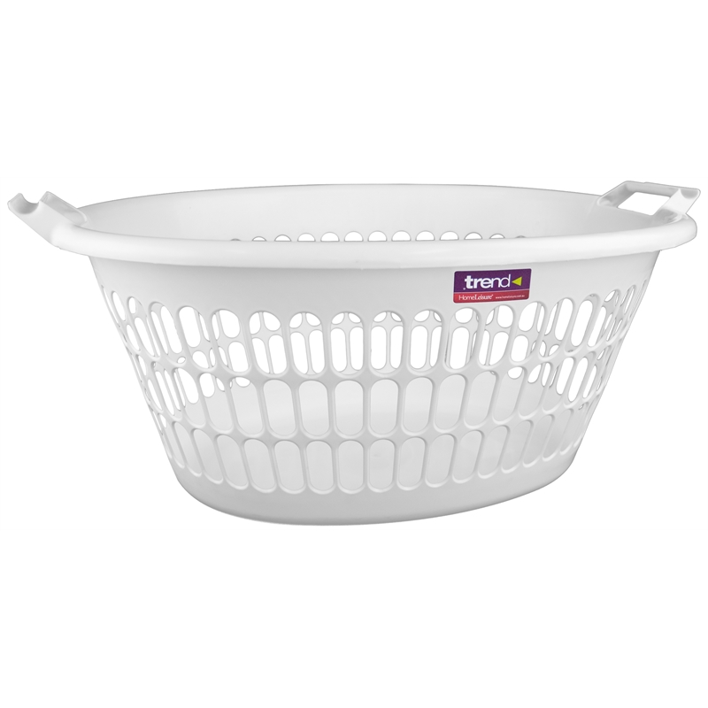 HomeLeisure 35L Trend Oval Laundry Basket Bunnings Warehouse