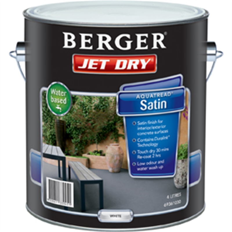 Berger Jet Dry 2L Aquatread Satin Amber Paving Paint Bunnings Warehouse