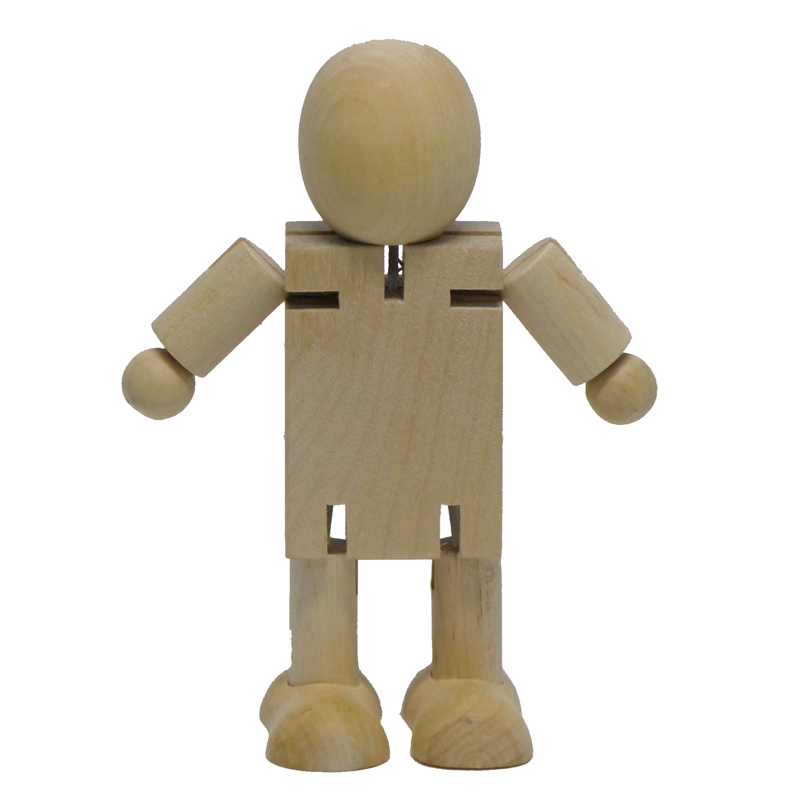 Boyle 11cm Craftwood Bendable Doll | Bunnings Warehouse