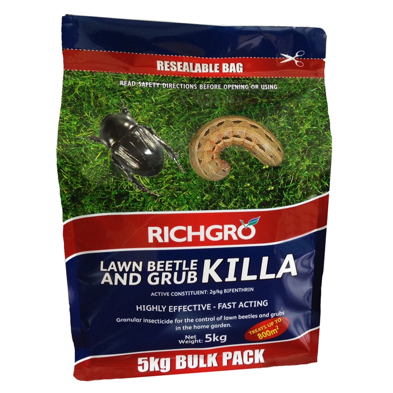 Richgro 5kg Lawn Beetle And Grub Killa I/N 2961739 Bunnings Warehouse