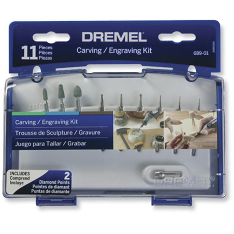 Dremel 11pce Engraving Cutter Accessory Kit 689 I/N 6280022 Bunnings
