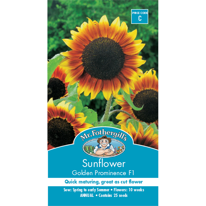 Mr Fothergill's Sunflower Golden Prominence Flower Seeds | Bunnings ...