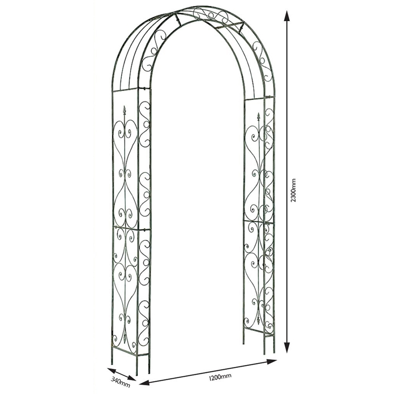 Gardman 2.3 x 1.2m Loire Garden Arch | Bunnings Warehouse