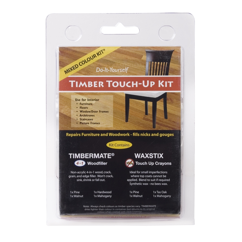timbermate timber touch up kit - mixed colours | bunnings warehouse