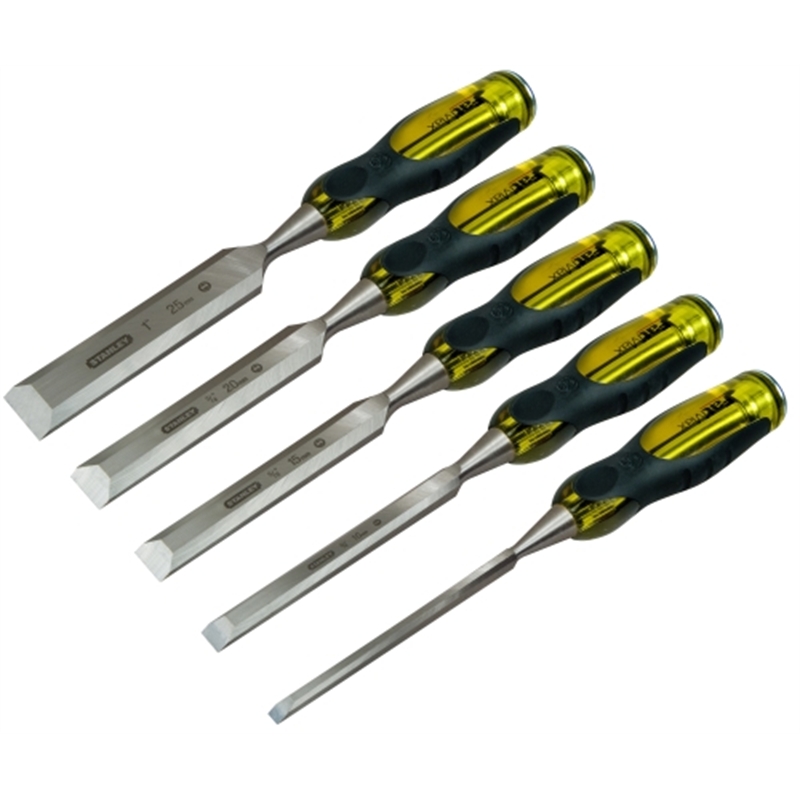 Stanley FatMax 5 Piece Thru Tang Chisel Set Bunnings Warehouse