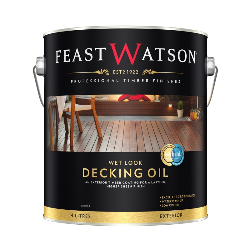 Feast Watson 4L Wet Look Decking Oil | Bunnings Warehouse