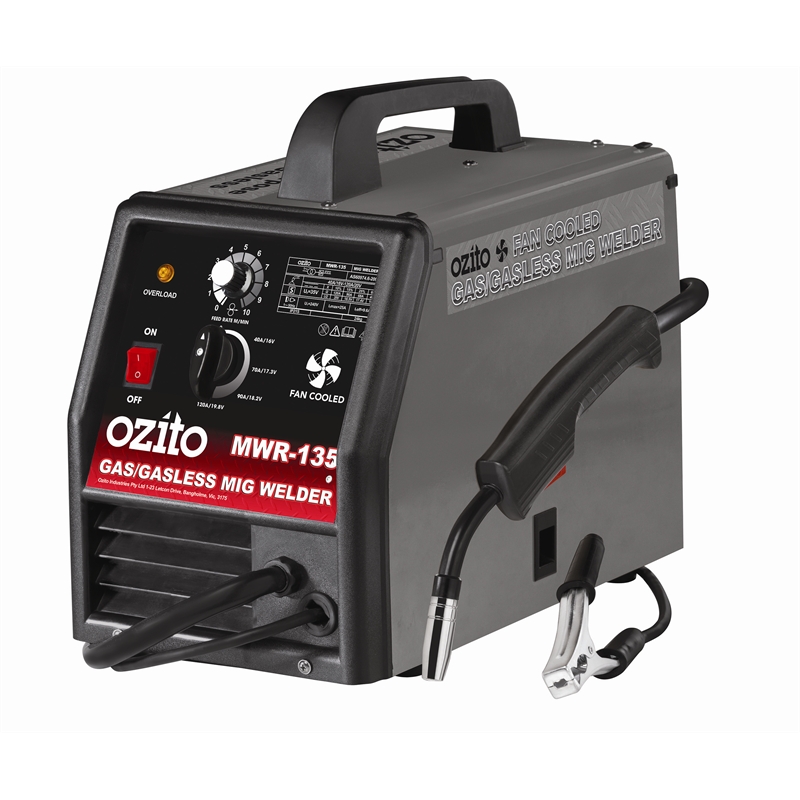 Ozito 120 Amp Gas Gasless  MIG  Welder  Bunnings Warehouse