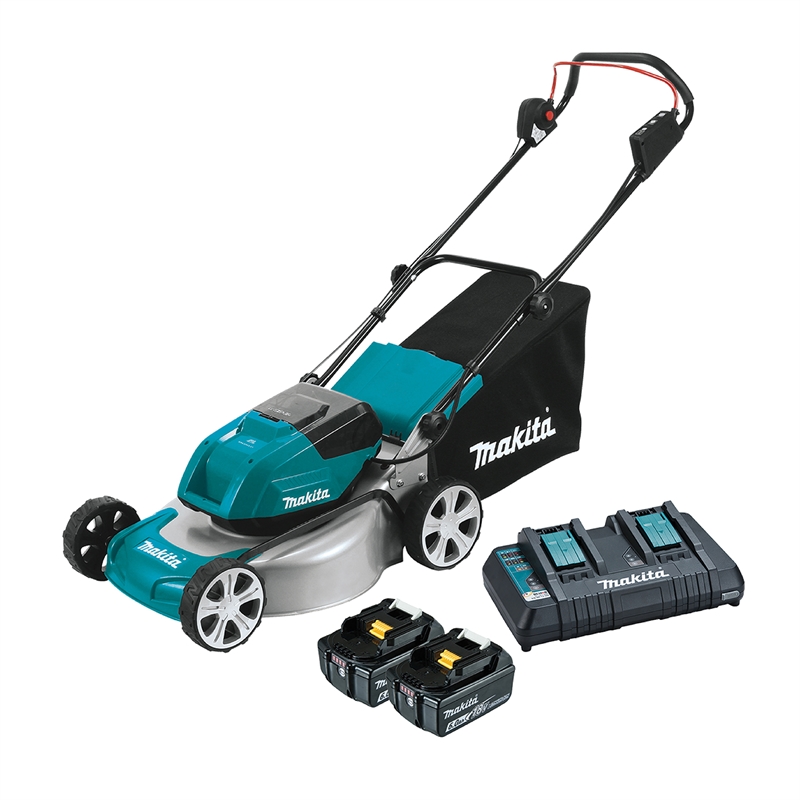 Makita LXT OPE 18V x 2 Li-ion Cordless Lawn Mower Kit | Bunnings Warehouse