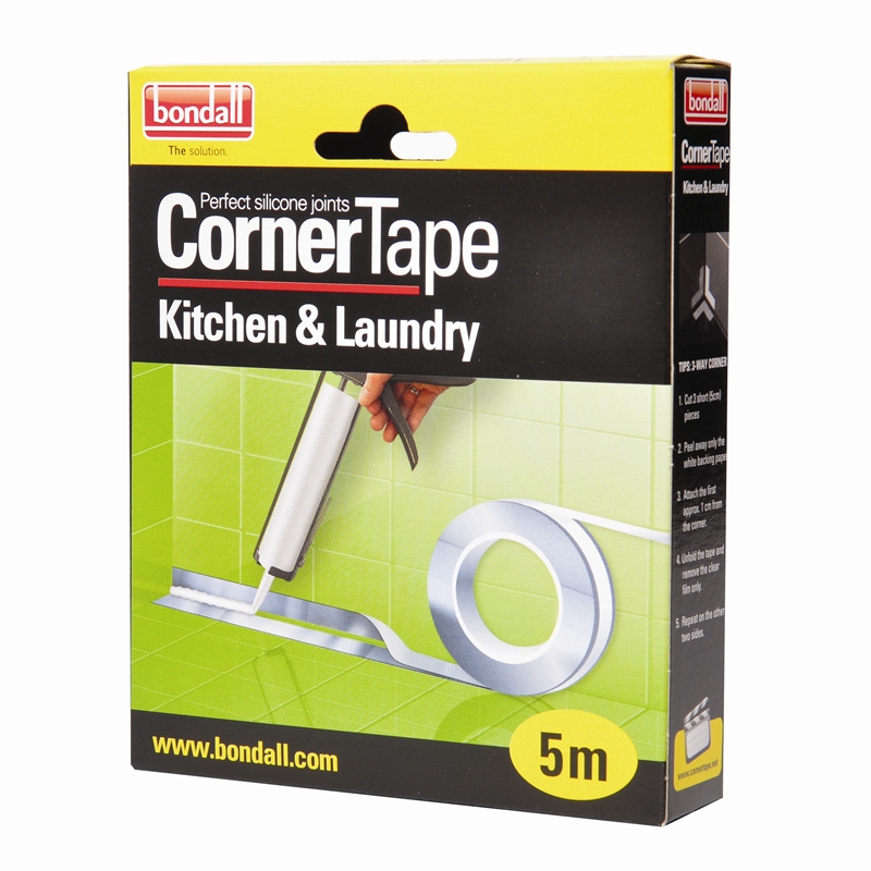 Tape Double Sided Cornertape 5m Silicon Sm Ct10010 Bunnings Warehouse