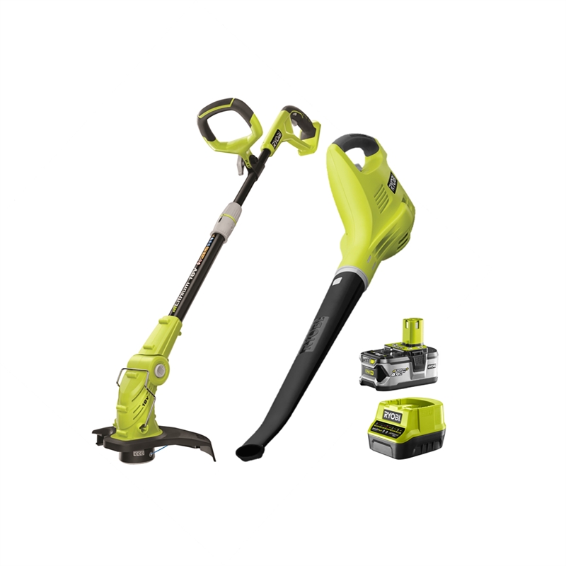 gas trimmer and blower combo