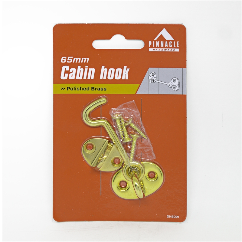Pinnacle 65mm Polished Brass Cabin Hook Bunnings Warehouse