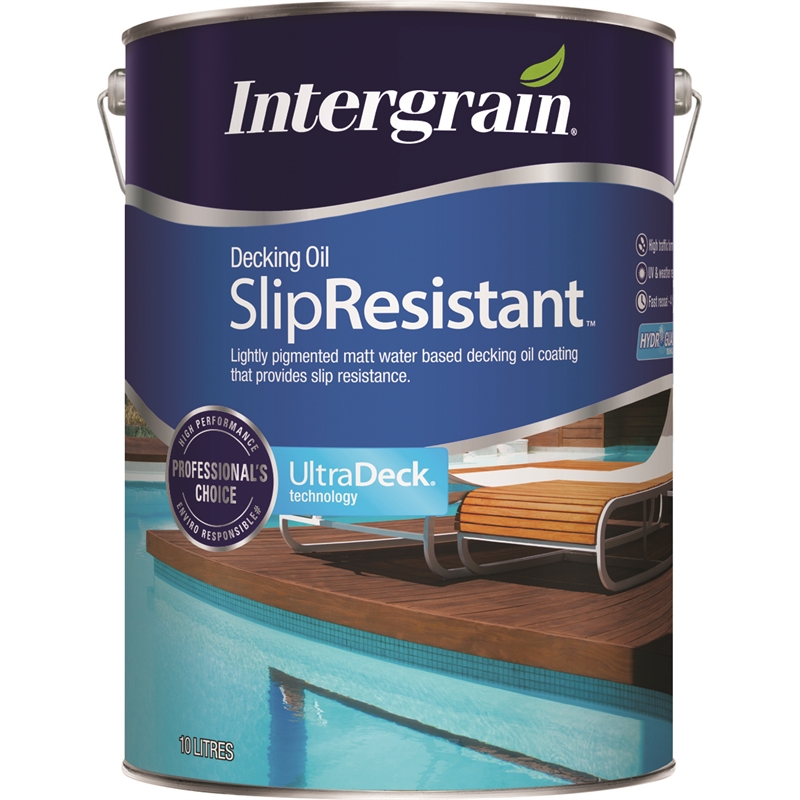 Intergrain 10L Slip Resistant Decking Oil | Bunnings Warehouse