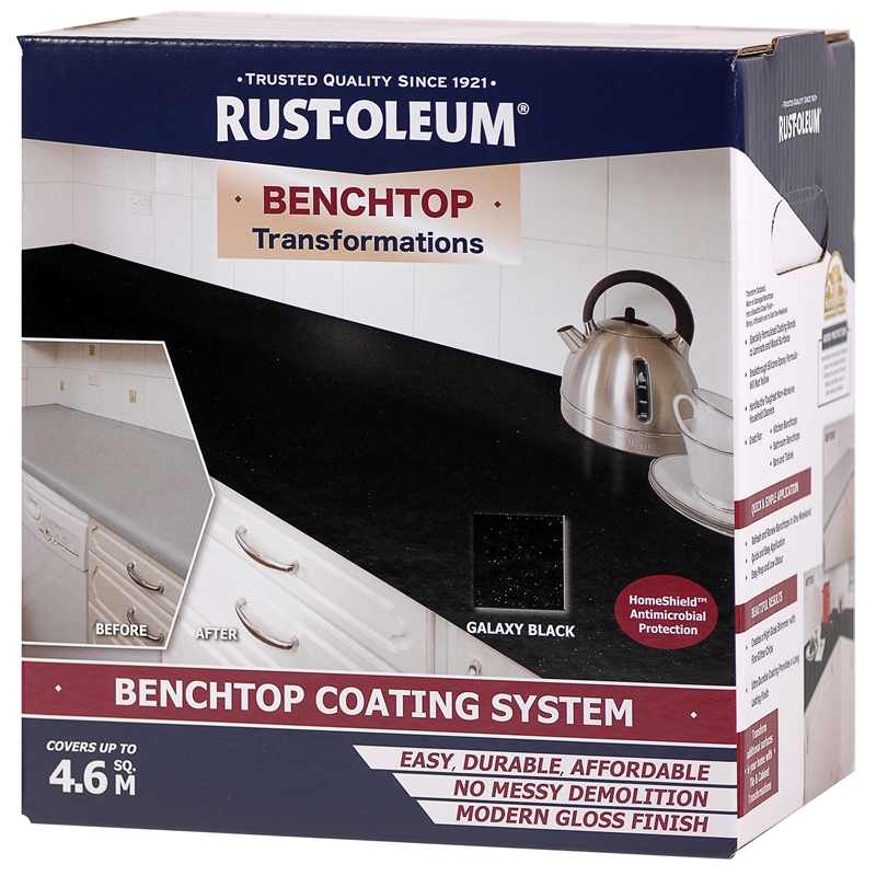 RustOleum Galaxy Black Benchtop Transformation Kit Bunnings Warehouse