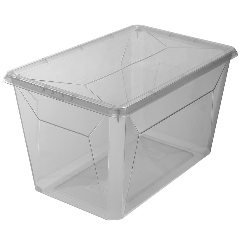 Ezy Storage 43l Karton Under Bed Storage Container With Snap On Lid