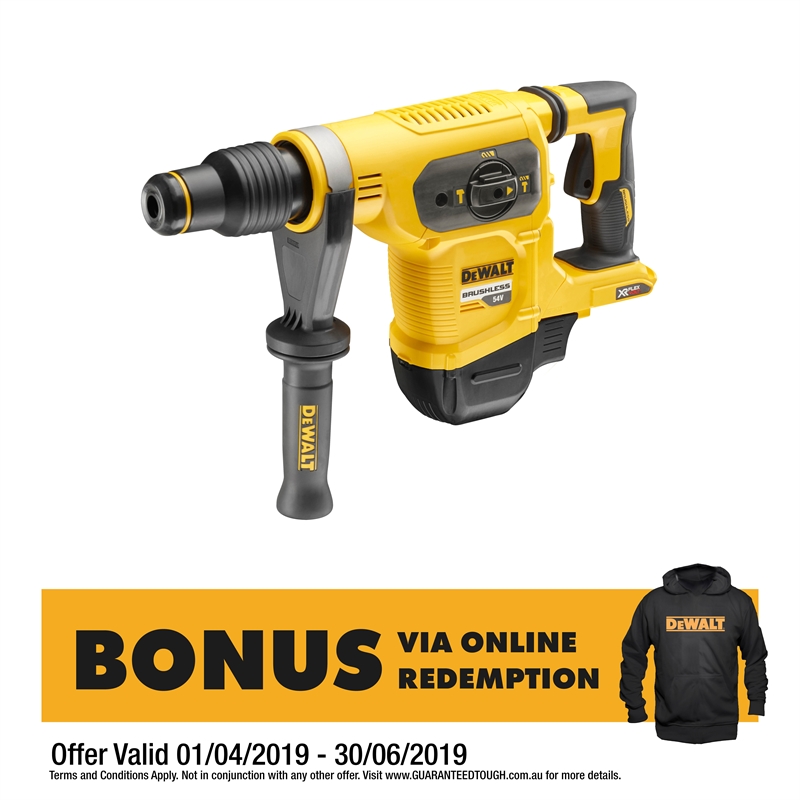 DeWALT 54V Flexvolt SDSMAX 3 Mode Brushless Rotary Hammer Drill